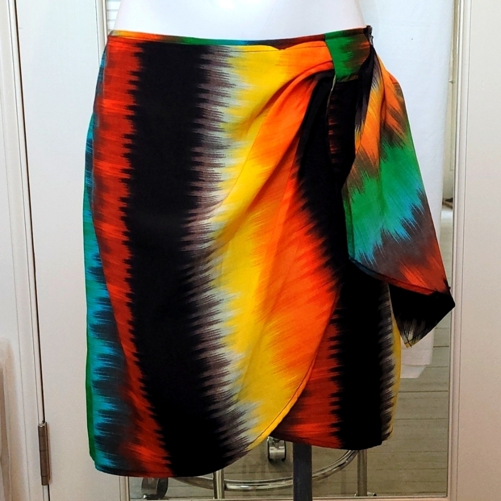 Jessica Simpson Rainbow Tie Dye Skirt